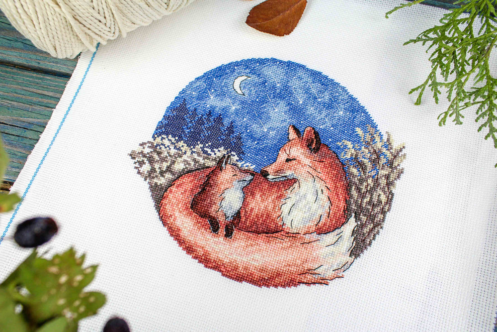 Kit de point de croix MP Studio - « Histoires au coucher » (SNV-902)