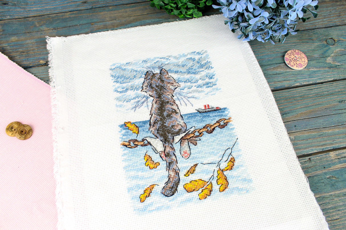 Cross Stitch Kit "Melancholy" MP Studia SM-784