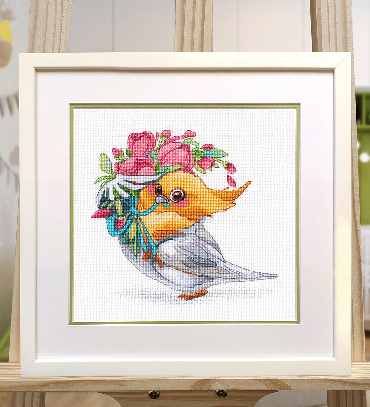 kit de point de croix "Le chevalier à plumes" 1592