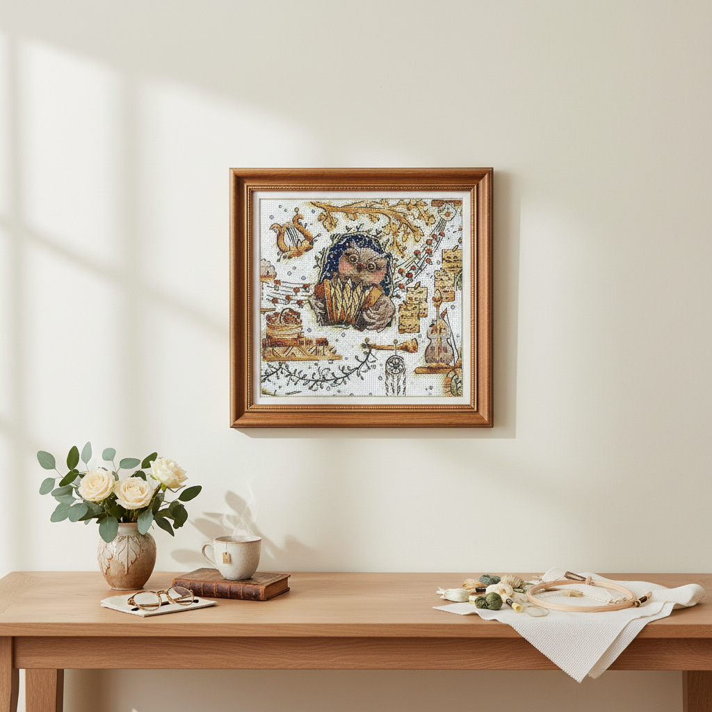 Cross stitch kit "Magical beasts. Owl" SANV-50 Andriana