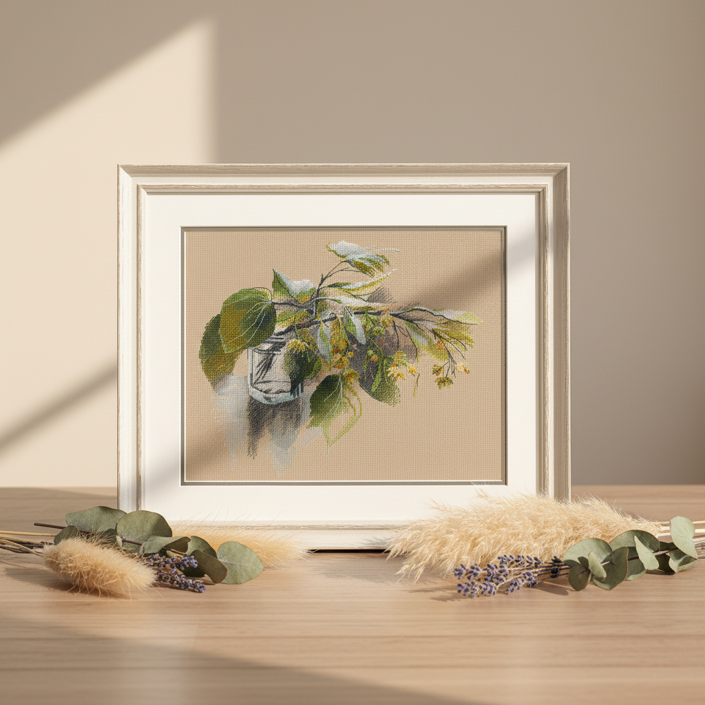 cross stitch kit "Fragrance of Linden" 1582