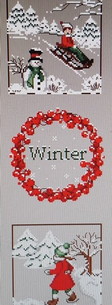 CV 145 Giochi d'Inverno - Cross Stitch Chart - Serenità di Campagna