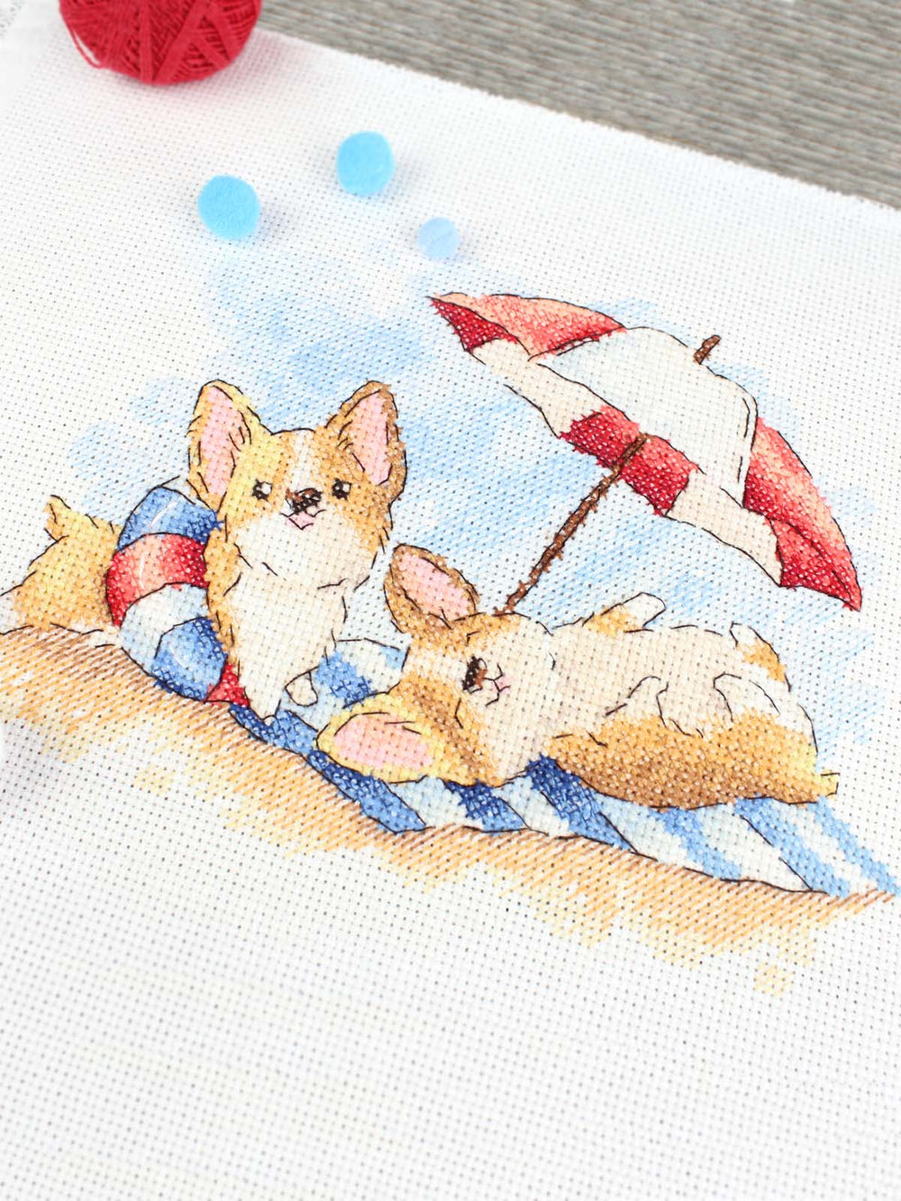 Kit de Punto de Cruz MP Studia SM-777 – Beach Holiday