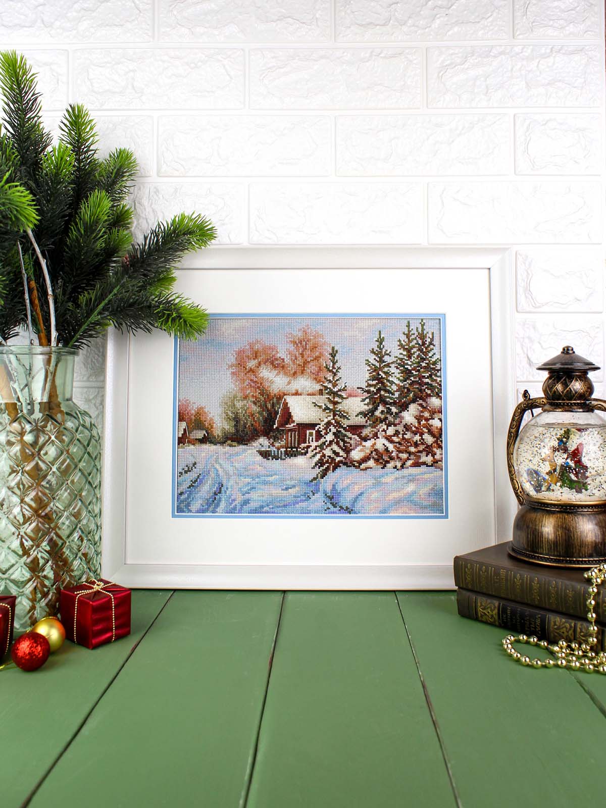 Kit de Punto de Cruz MP Studia SNV-910 – Village Street