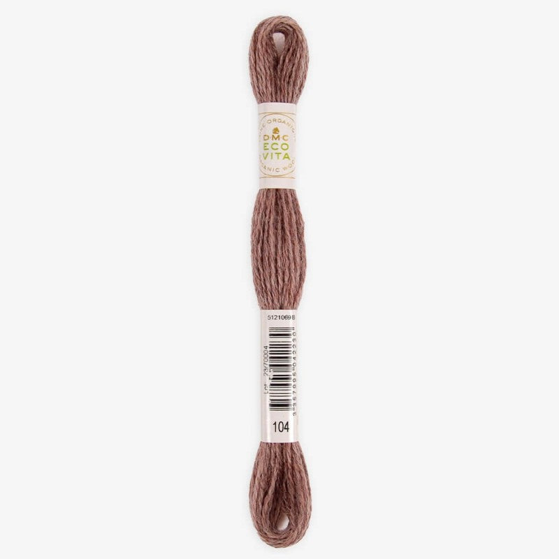 DMC Eco Vita Organic Embroidery Thread - 100% Merino Wool with Natural Dyes