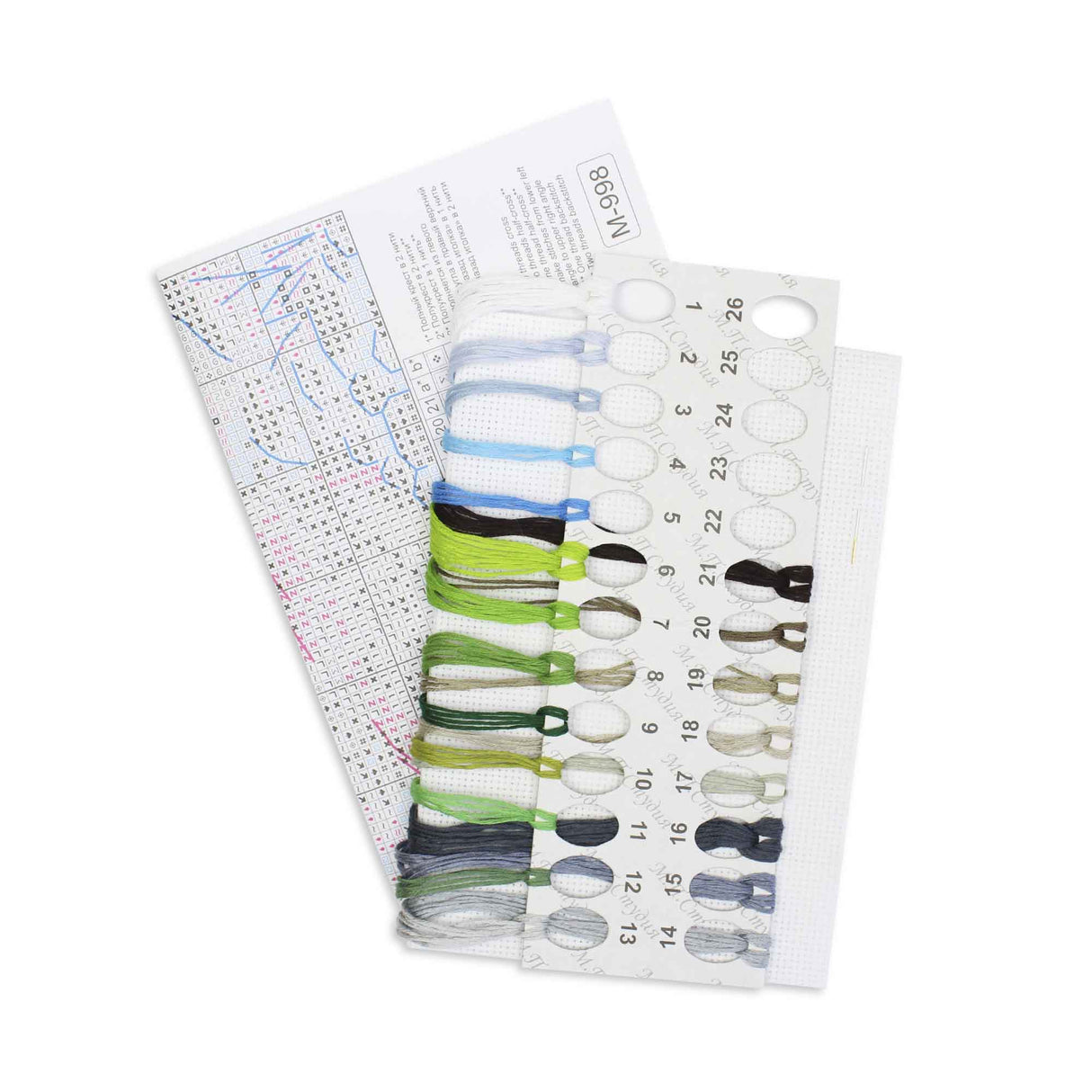 Kit de point de croix MP Studio - « Cascade dans les montagnes » (SM-998)