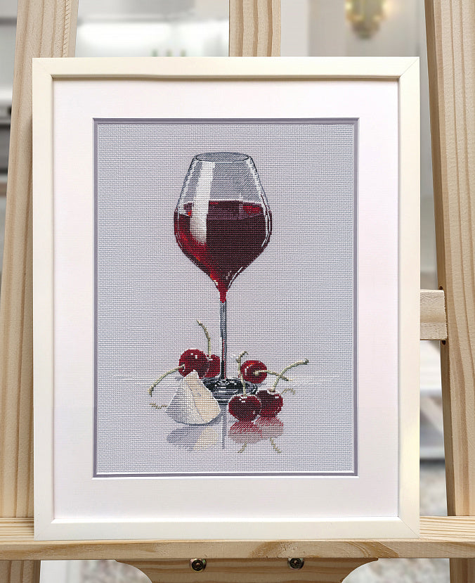 Kit de punto de cruz "Cherry Evening" 1601 Oven