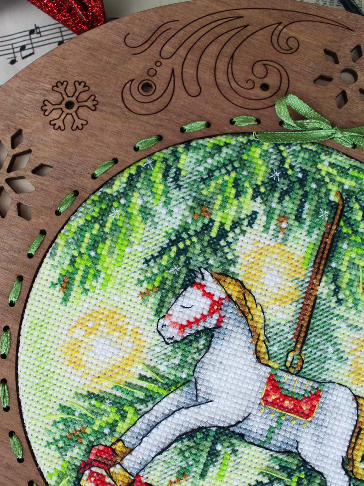 Kit de Punto de Cruz MP Studia SM-1252 – New Year’s Horse