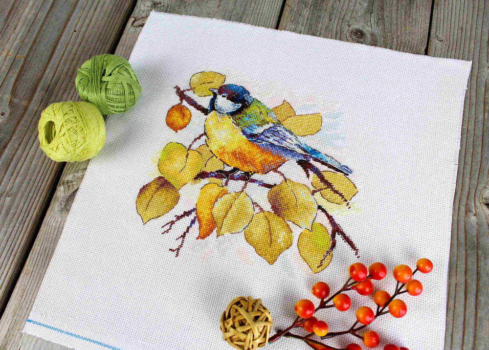 Kit de point de croix « Dans la forêt d'automne » SNV-923