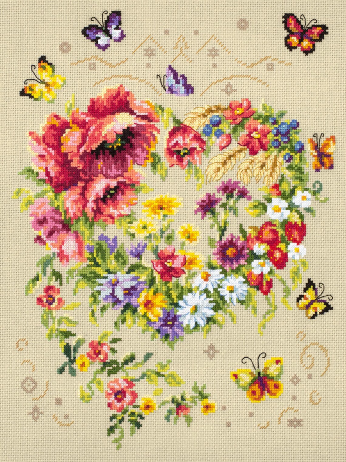 Cross Stitch Kit "Shine of your heart" Magic Needle 100-144