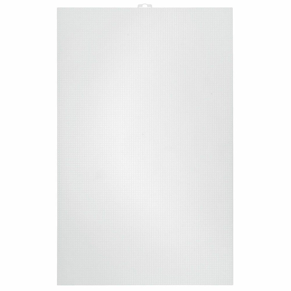 Toile plastique 21x28 cm - 14ct. Blanc
