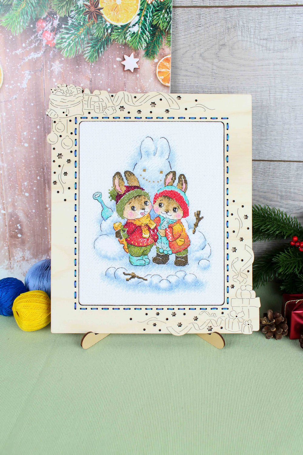 Kit de point de croix "Ils n'ont pas pu résister" SM-779 MP Studia