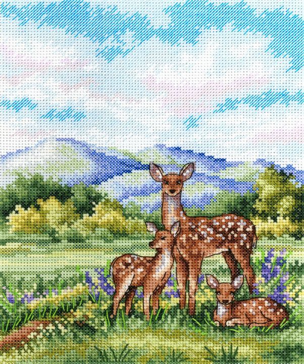 Kit de Punto de Cruz MP Studia SNV-936 – Graceful Deer