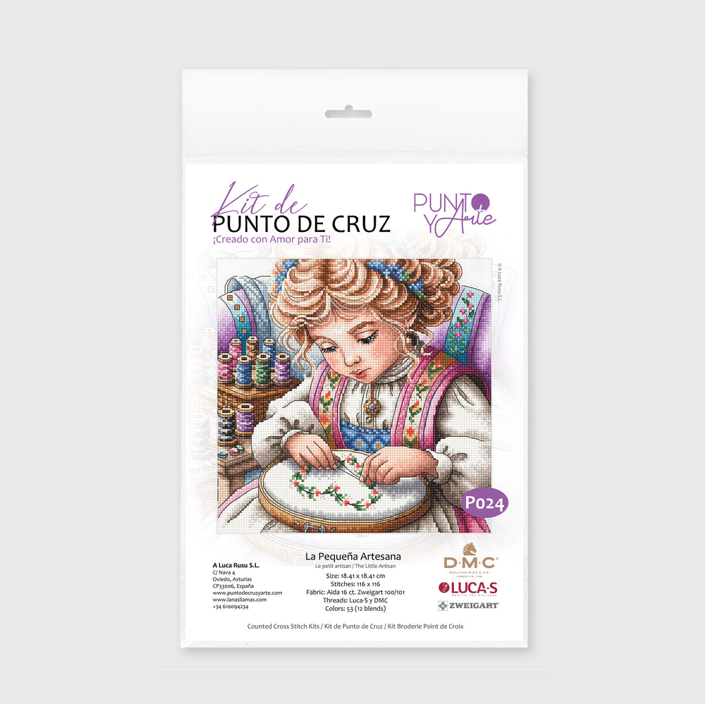 Kit de point de croix - Punto y Arte P024 - Le Petit Artisan
