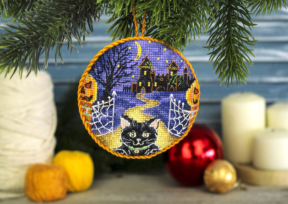 Kit de Punto de Cruz MP Studia SNV-906 – Halloween. Pinkeep