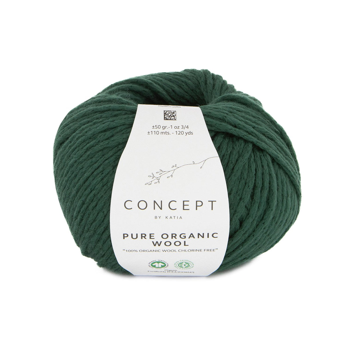 Katia Pure Organic Wool - Laine mérinos biologique sans chlore