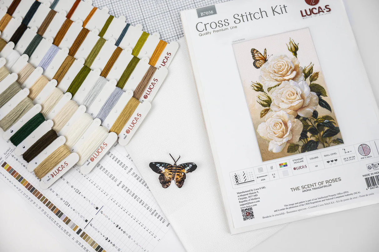 The Scent of Roses – Luca-S Cross Stitch Kit B7056