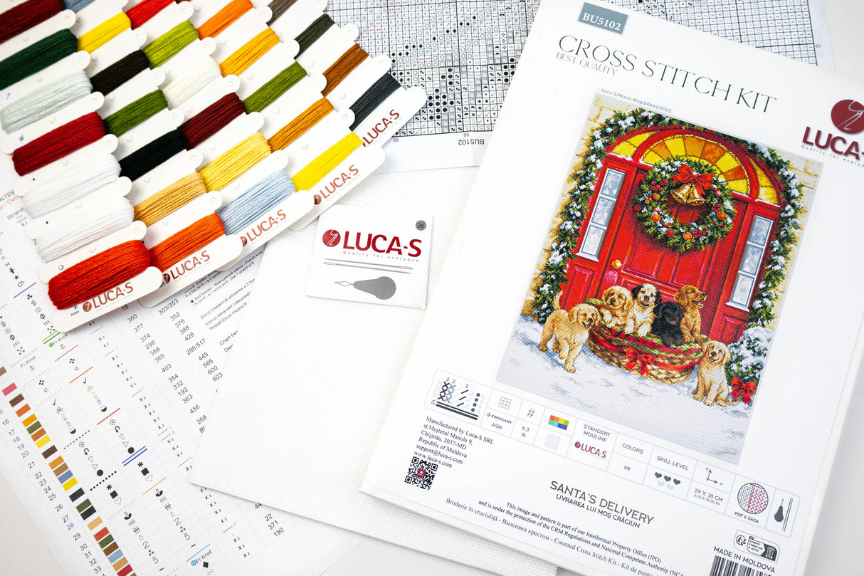 Santa's Delivery – Luca-S Cross Stitch Kit BU5102