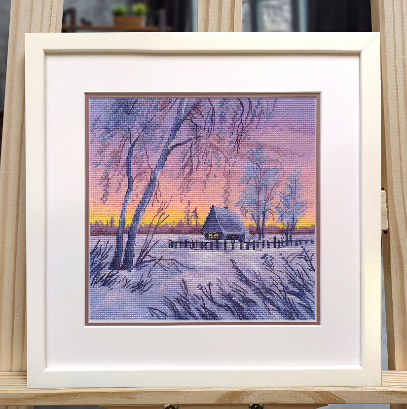 Cross Stitch Kit "Winter Sunset" S1669