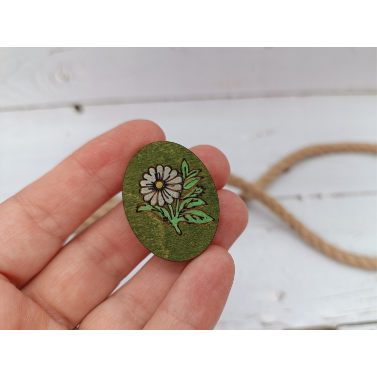 Imán portaagujas KF059/205G “Margarita blanca” – Kind Fox by Wizardi