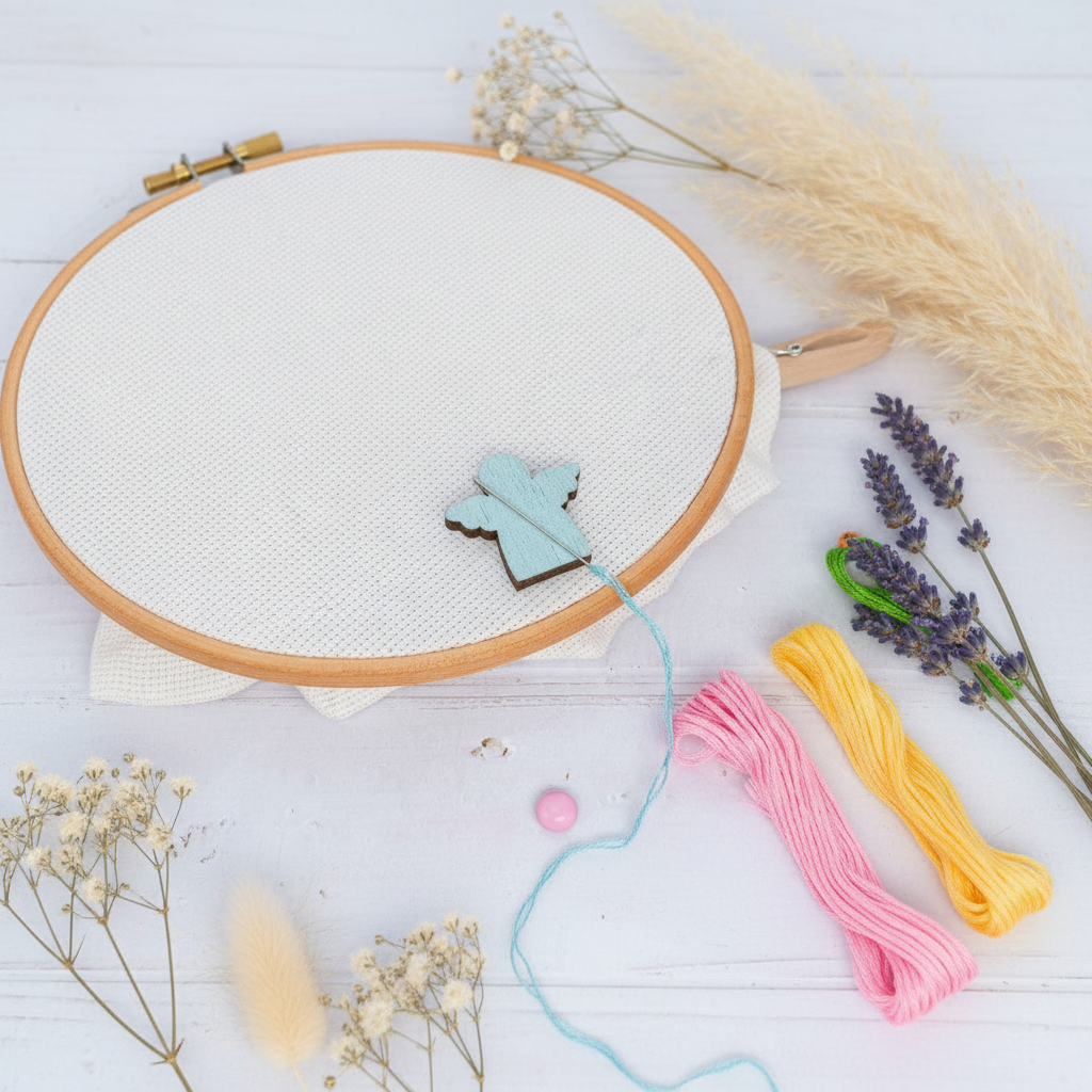 Porte-aiguille magnétique "Blue Angel" KF059/60B de Wizardi