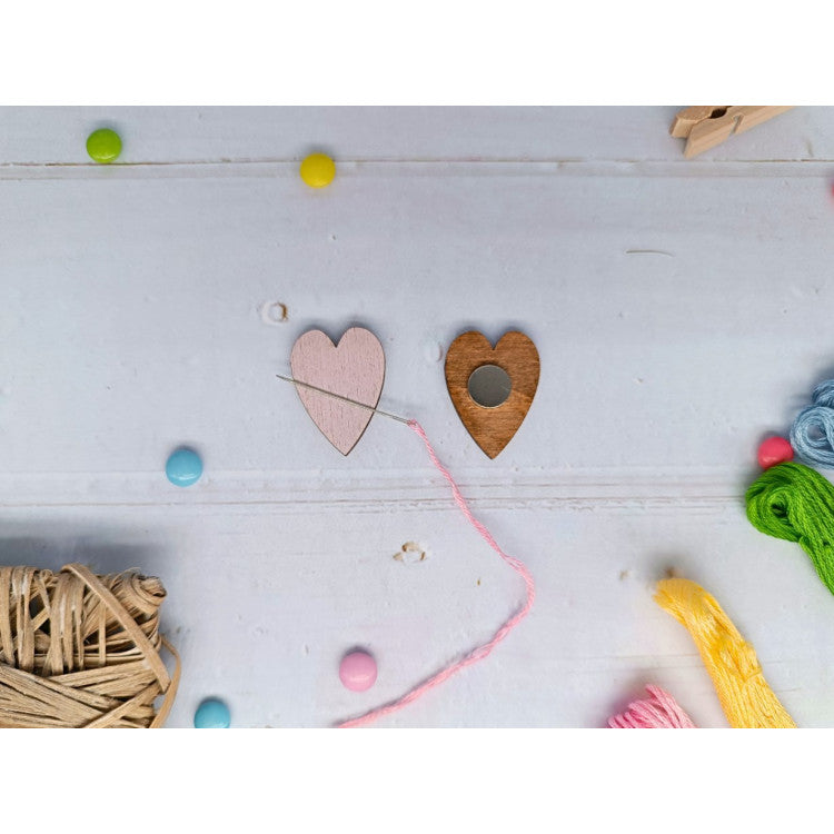 Wizardi Needleminder "Grey Heart" Magnet KF059/61P