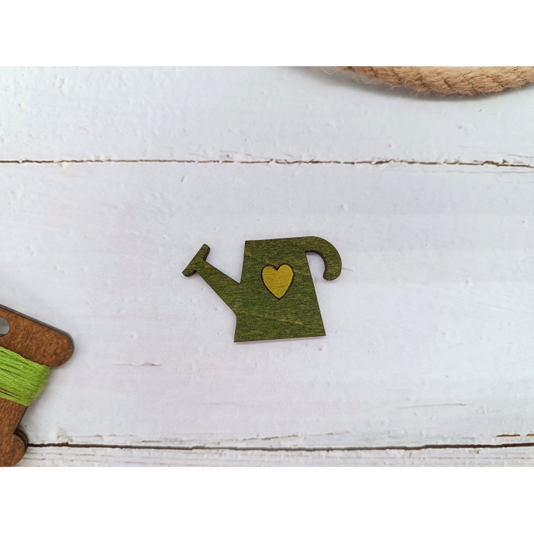 Needleminder KF059/64 “Green Watering Can” Needle Magnet – Kind Fox by Wizardi