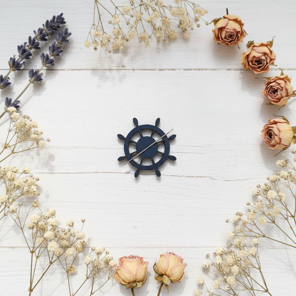 Aimant à aiguille magnétique. Gouvernail. KF059/37 Sorcier