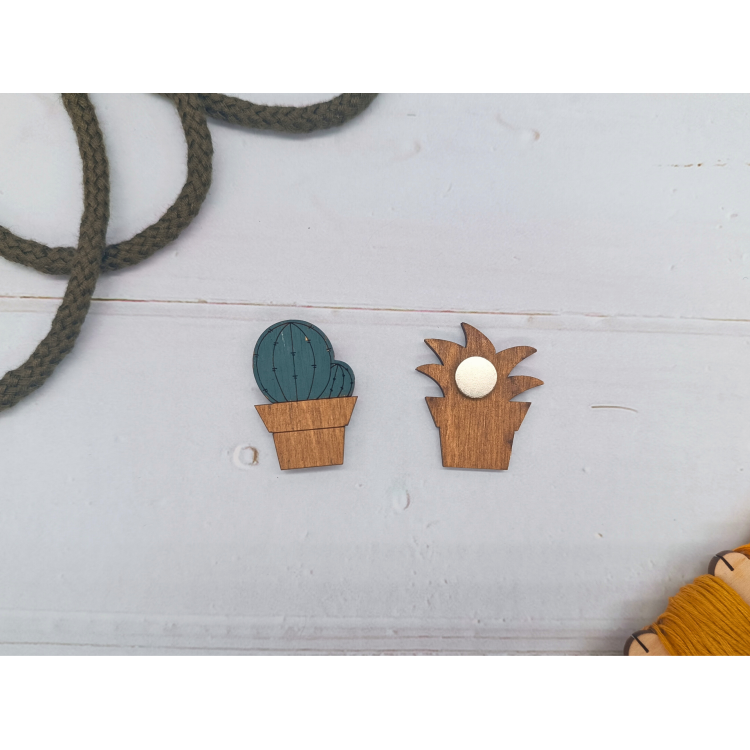 Aimant à aiguilles Needleminder. Wizardi Cactus KF059/62