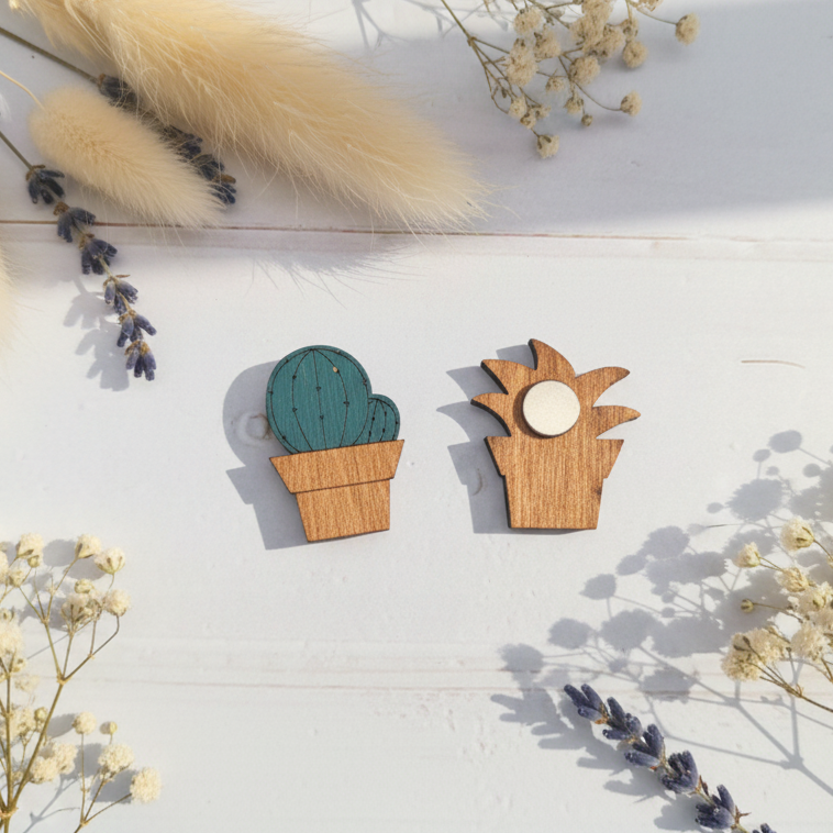 Aimant à aiguilles Needleminder. Wizardi Cactus KF059/62