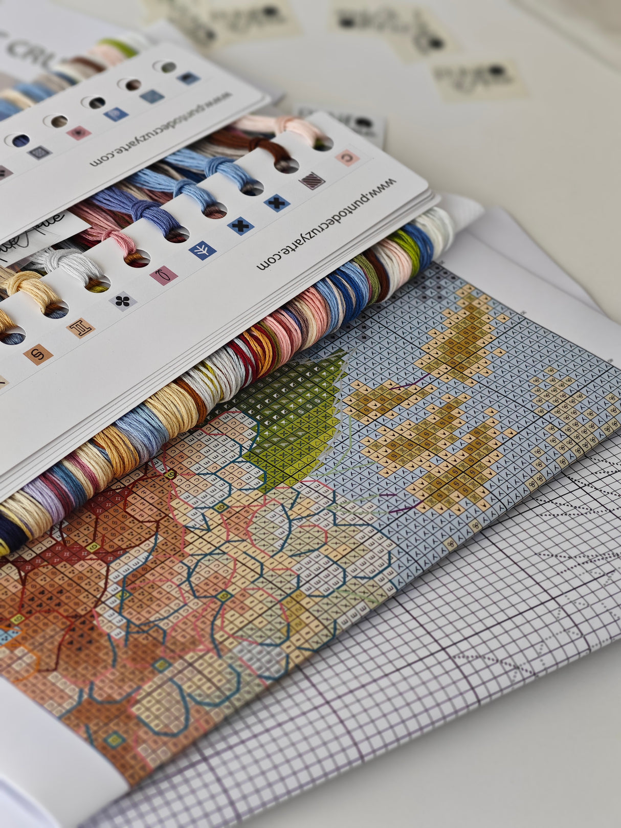 Cross Stitch Kit - Stitch and Art P052 - Watercolor Hydrangeas