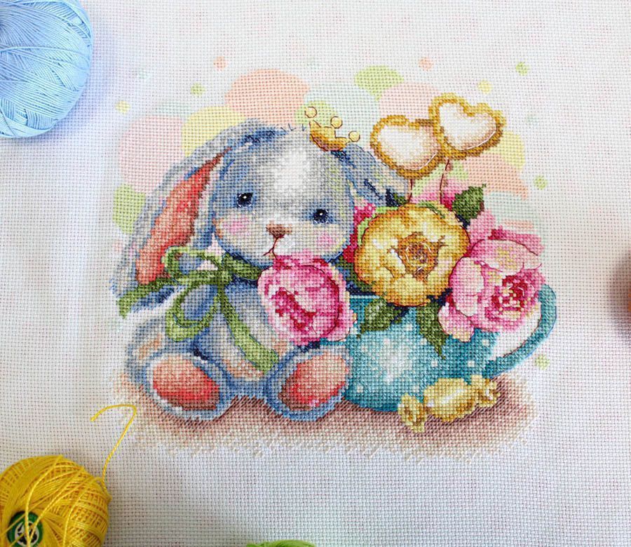 Kit de point de croix « Peony Dreams » SNV-826 par MP Studia