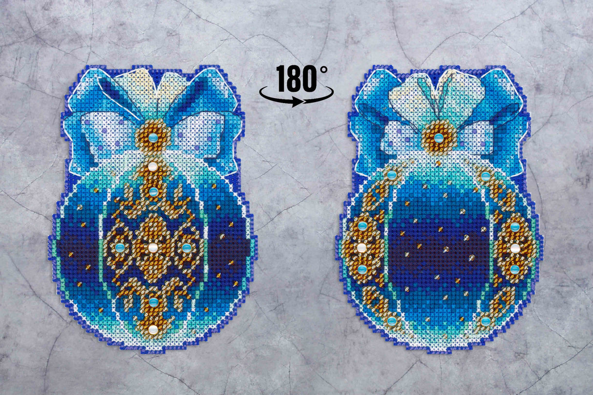 Cross stitch kit "Christmas tree ball. Magic of the night" SR-969 MP Studia