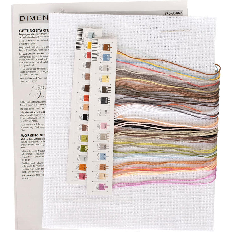 Dimensions Kit de point de croix - Fourchettes et plumes (70-35447)