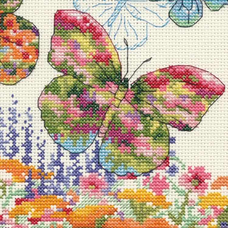 Dimensions Kit de point de croix - Papillon floral (70-35448)