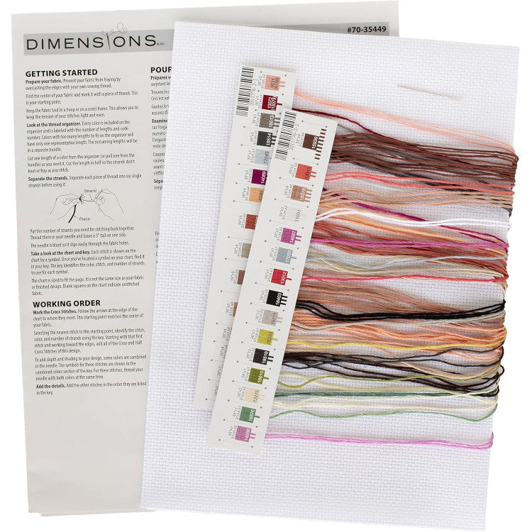 Dimensions Kit de point de croix - Vache des Highlands (70-35449)