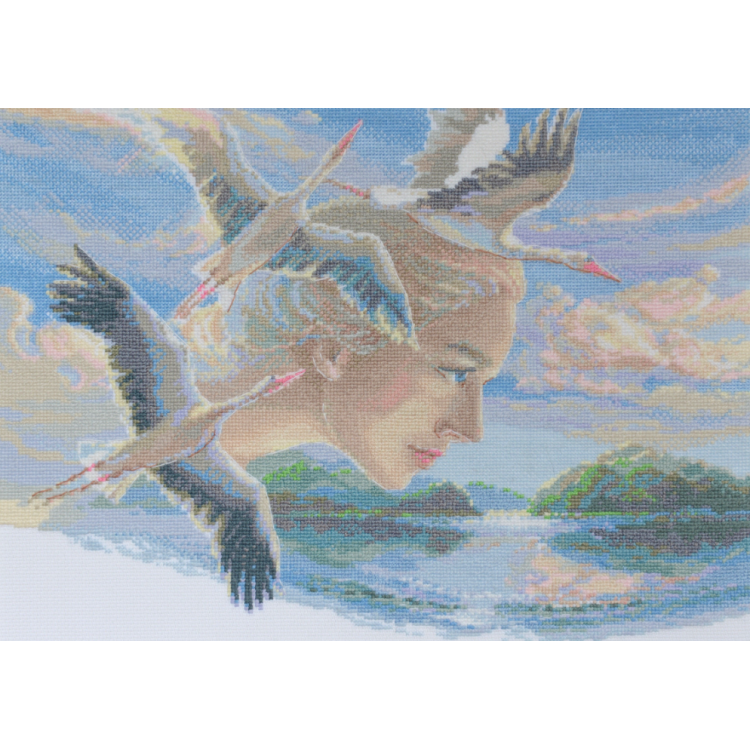 Kit au point de croix - Collection Aine "Mère Nature. Ciel" A1002