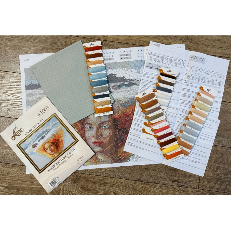 Cross Stitch Kit - Aine Collection "Mother Nature. Earth" A1003