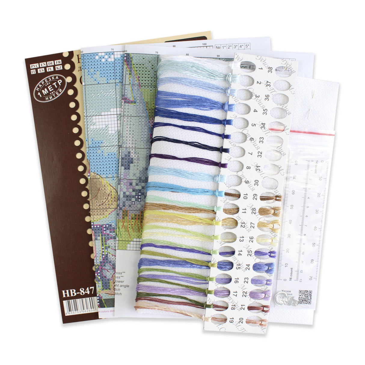 Cross stitch kit "Lavender walk" SNV-847 MP Studia