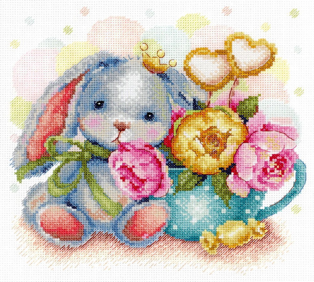 Kit de point de croix « Peony Dreams » SNV-826 par MP Studia