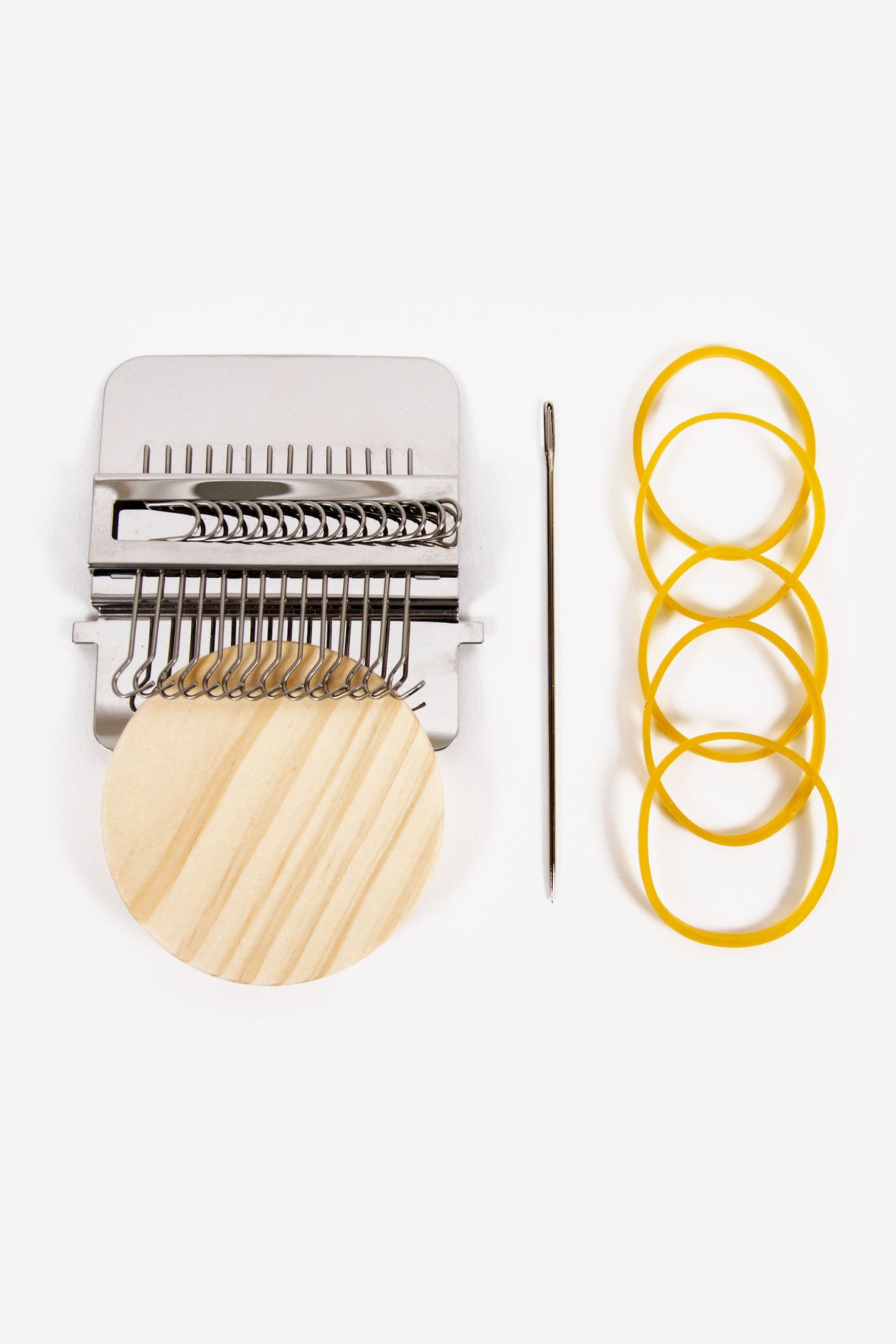 DMC Weaving Kit: 14 Hook Mini Loom for Creativity and Sustainable Repairs