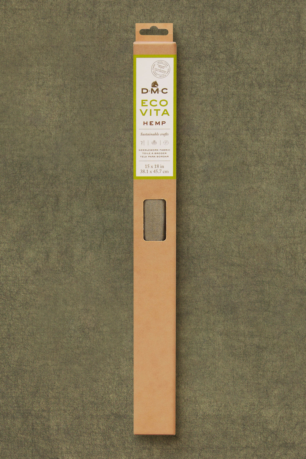 Tela de Cáñamo Eco Vita de DMC: Ideal para Bordado y Punch Needle