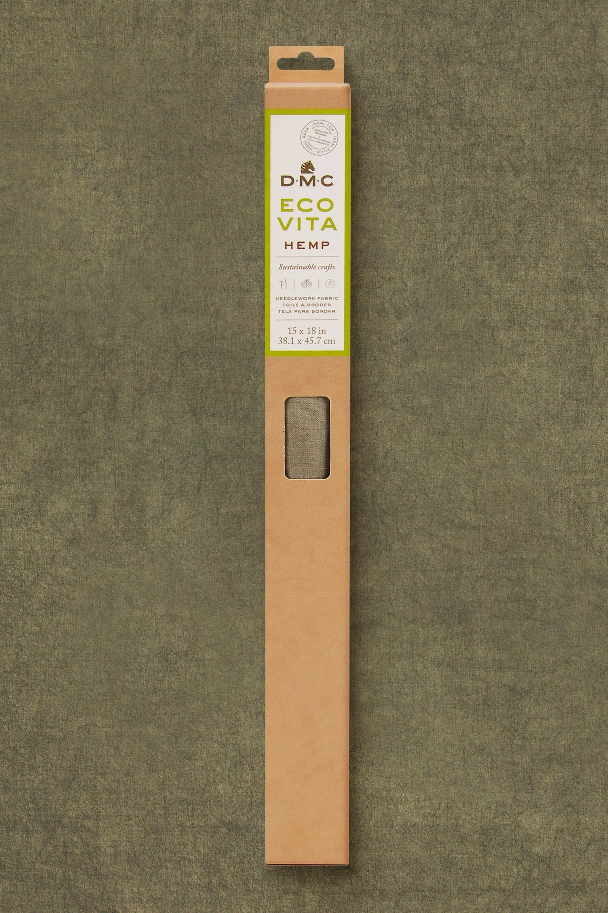 Tela de Cáñamo Eco Vita de DMC: Ideal para Bordado y Punch Needle