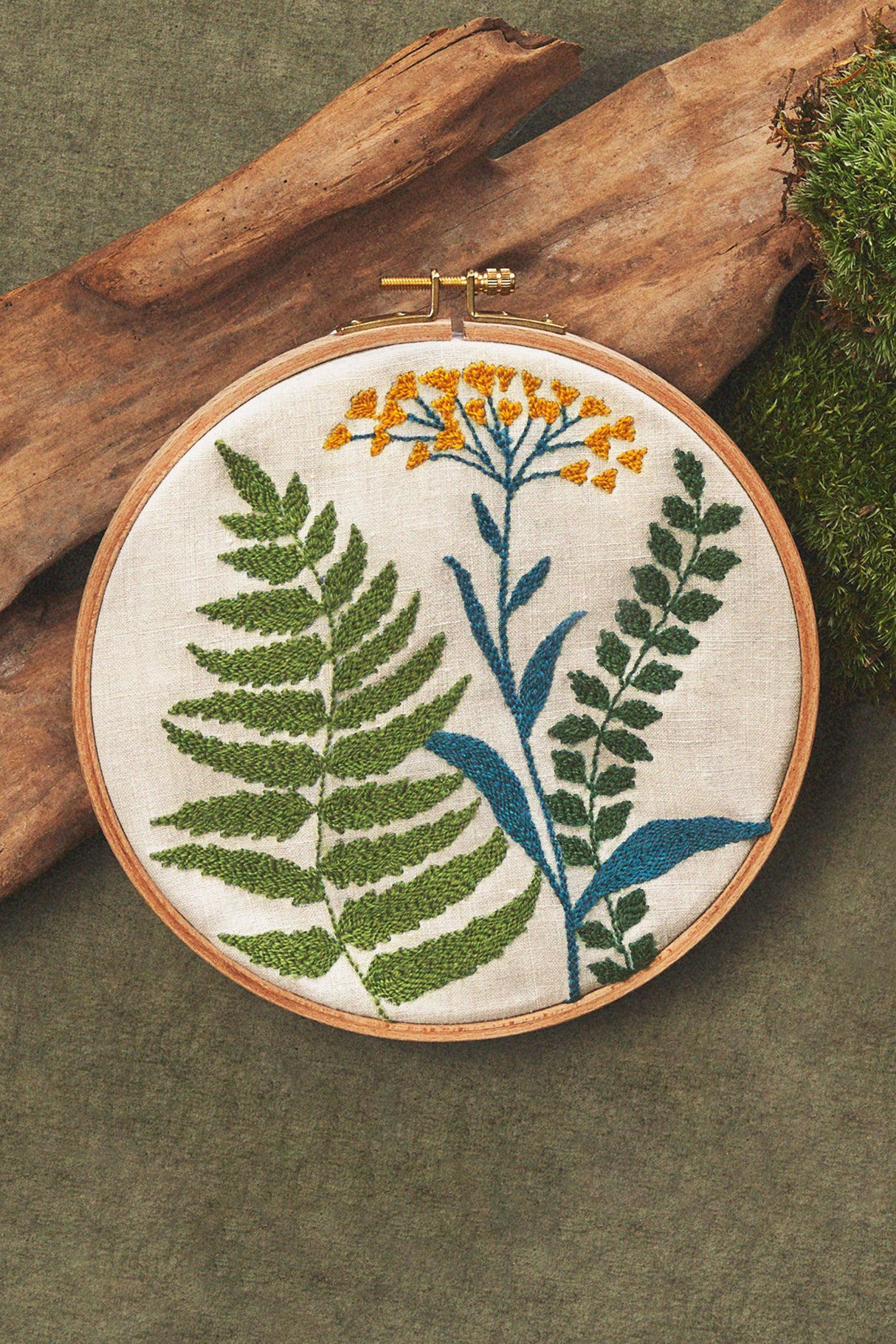 Tela de Cáñamo Eco Vita de DMC: Ideal para Bordado y Punch Needle