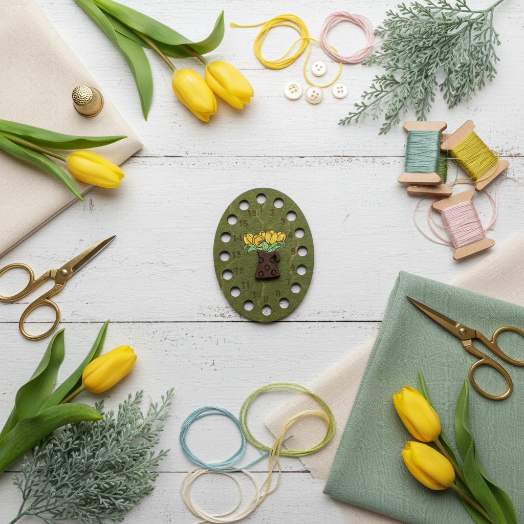 Thread Organizer KF017/120G “Tulips” – Kind Fox by Wizardi