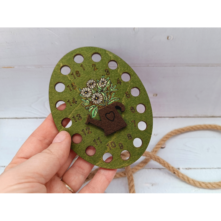 Thread Organizer KF017/121G “Flowers with Watering Can” – Kind Fox by Wizardi