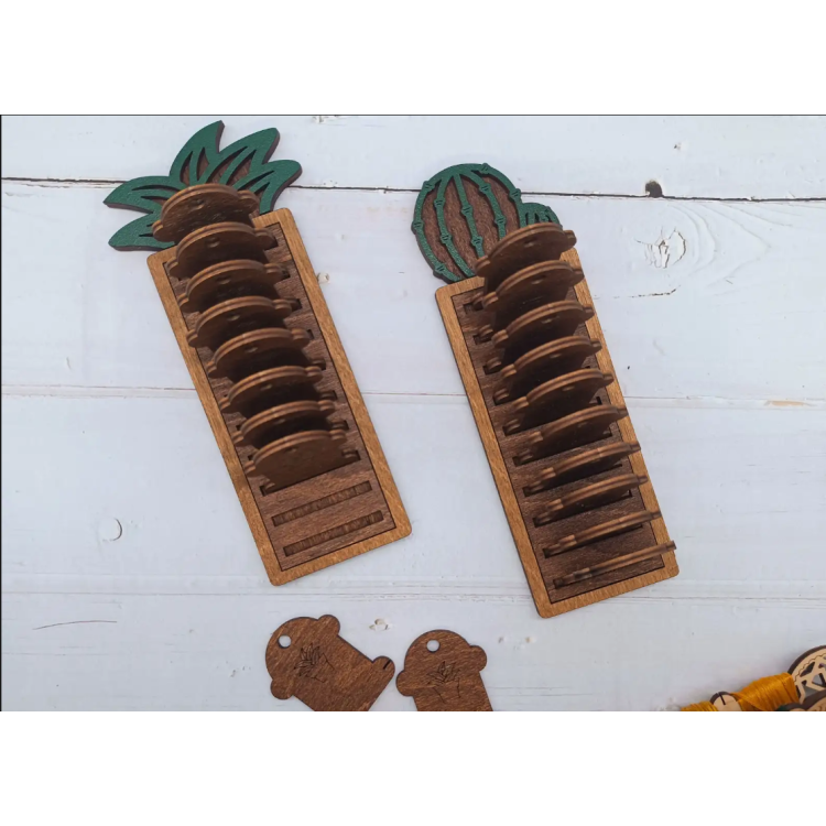 Cactus KF016/2 Organiseur de canettes (10 pièces) | Ensemble porte-canettes et porte-fils