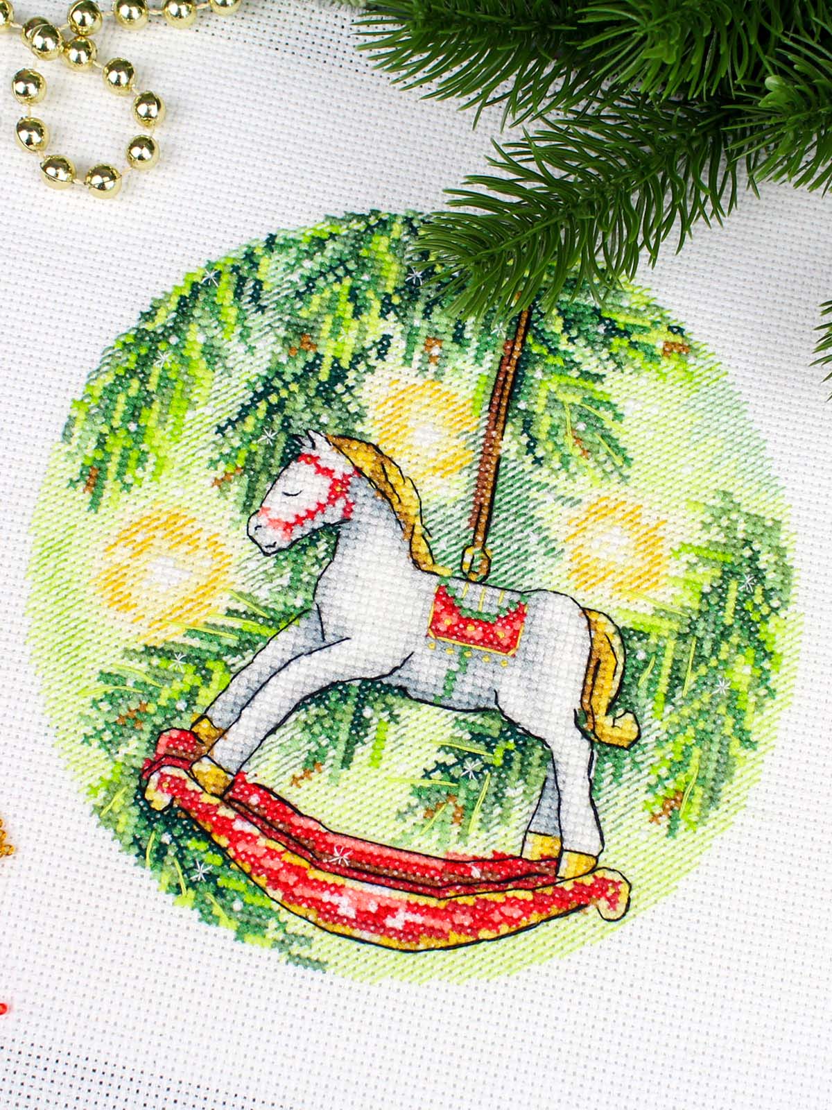 Kit de Punto de Cruz MP Studia SM-1252 – New Year’s Horse