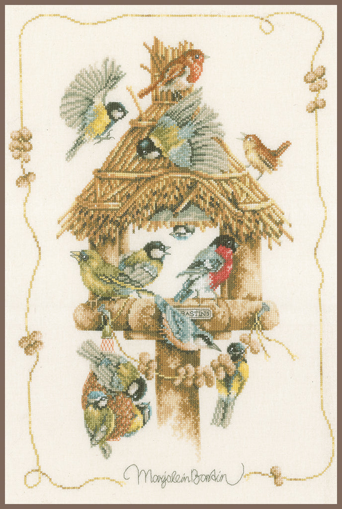 Kit de point de croix Birdhouse - Lanarte PN-0007962
