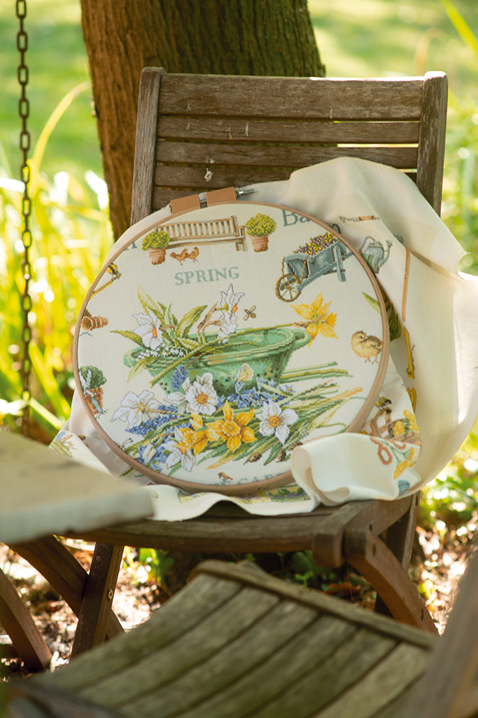 Primavera en el jardín - Lanarte - Kit de punto de cruz PN-0007964